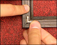 Picture showing how to connect the frame.