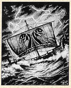 [A ship on the Aras Sea]